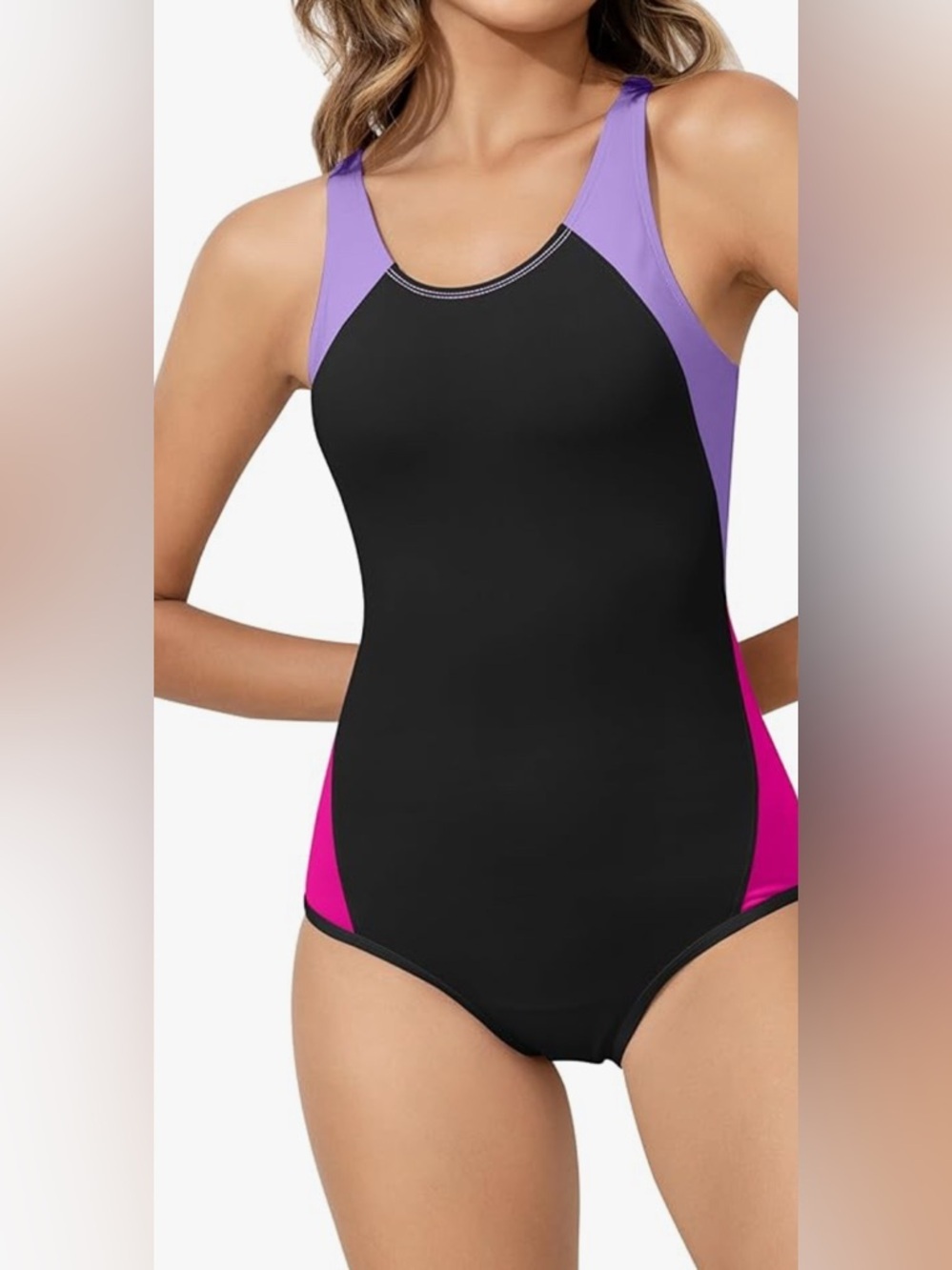 NWT-XS Girls menstrual proof
Competition,Razorback
Period proof bathingsuit Teen - Picture 6 of 10